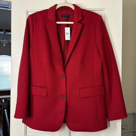 Ann Taylor The Notched Two Button Blazer in Double Knit 598415